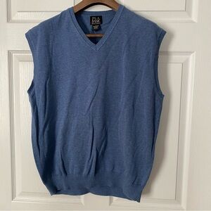 Jos. A. Bank V-Neck Blue Sweater Vest
